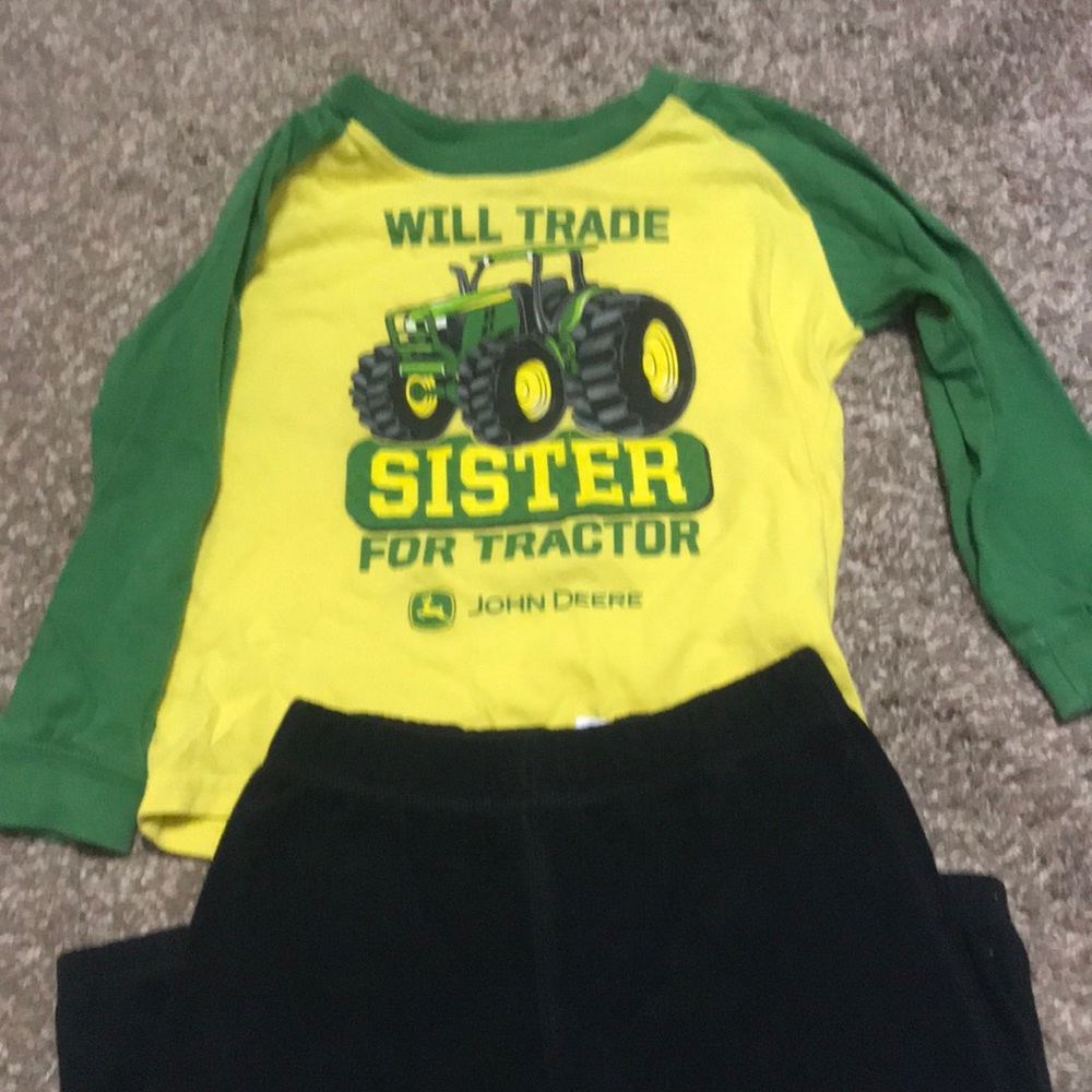 John Deere tractor shirt and pants